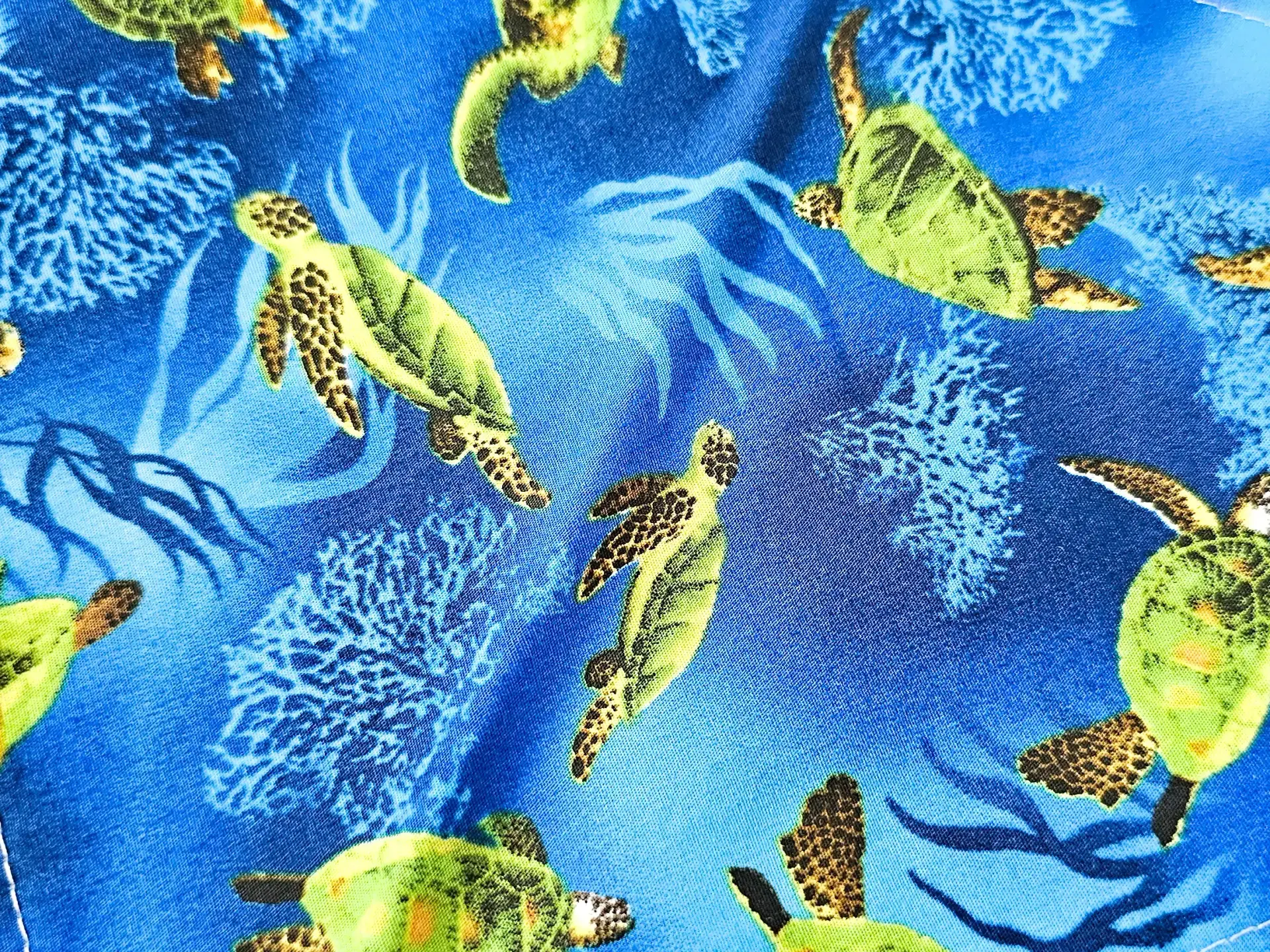Sea turtle blue ocean doggy bandana - Image 3