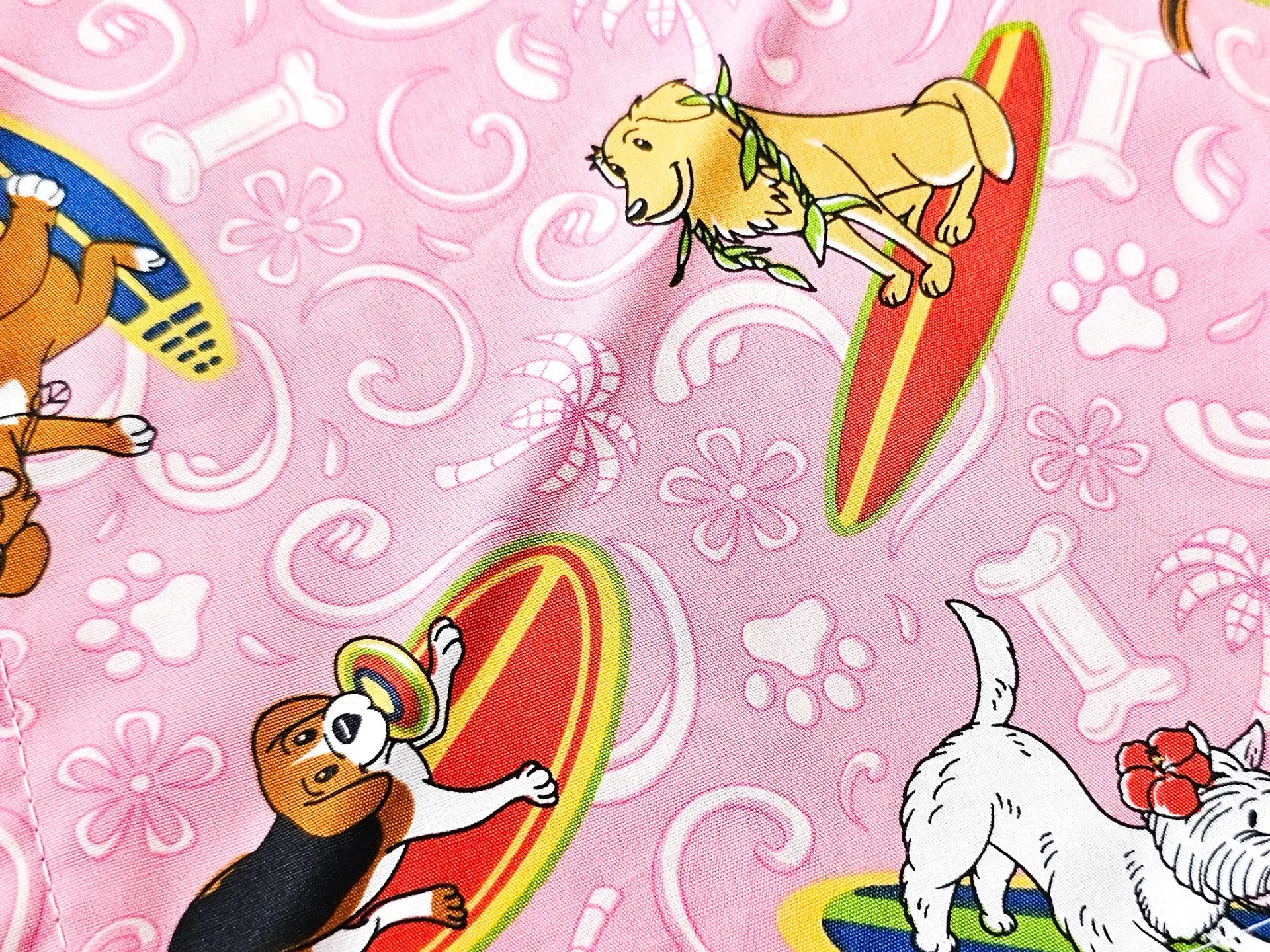Pink surfer doggy bandana - Image 3