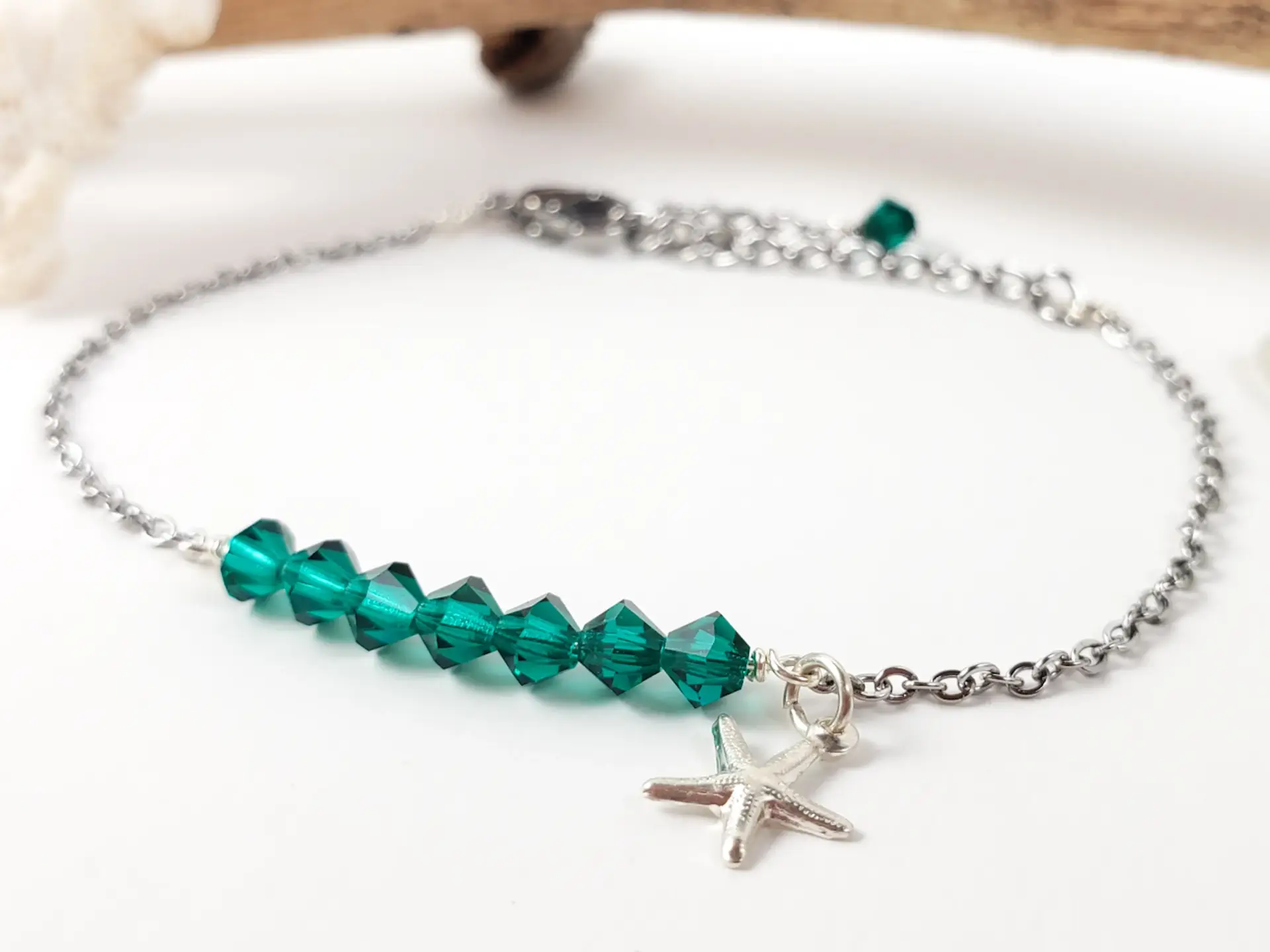 Birthstone starfish bracelet - Image 20