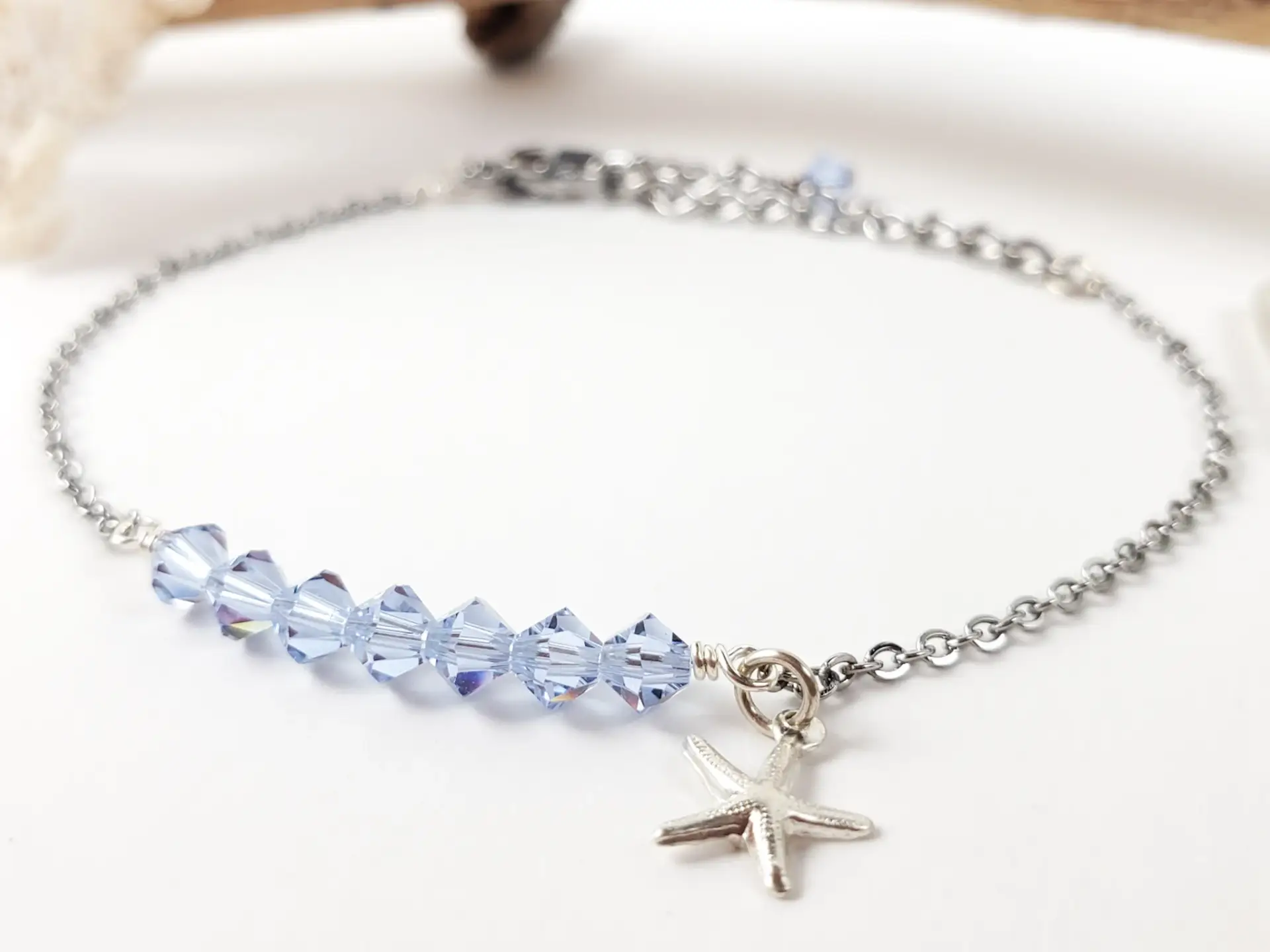 Birthstone starfish bracelet - Image 17