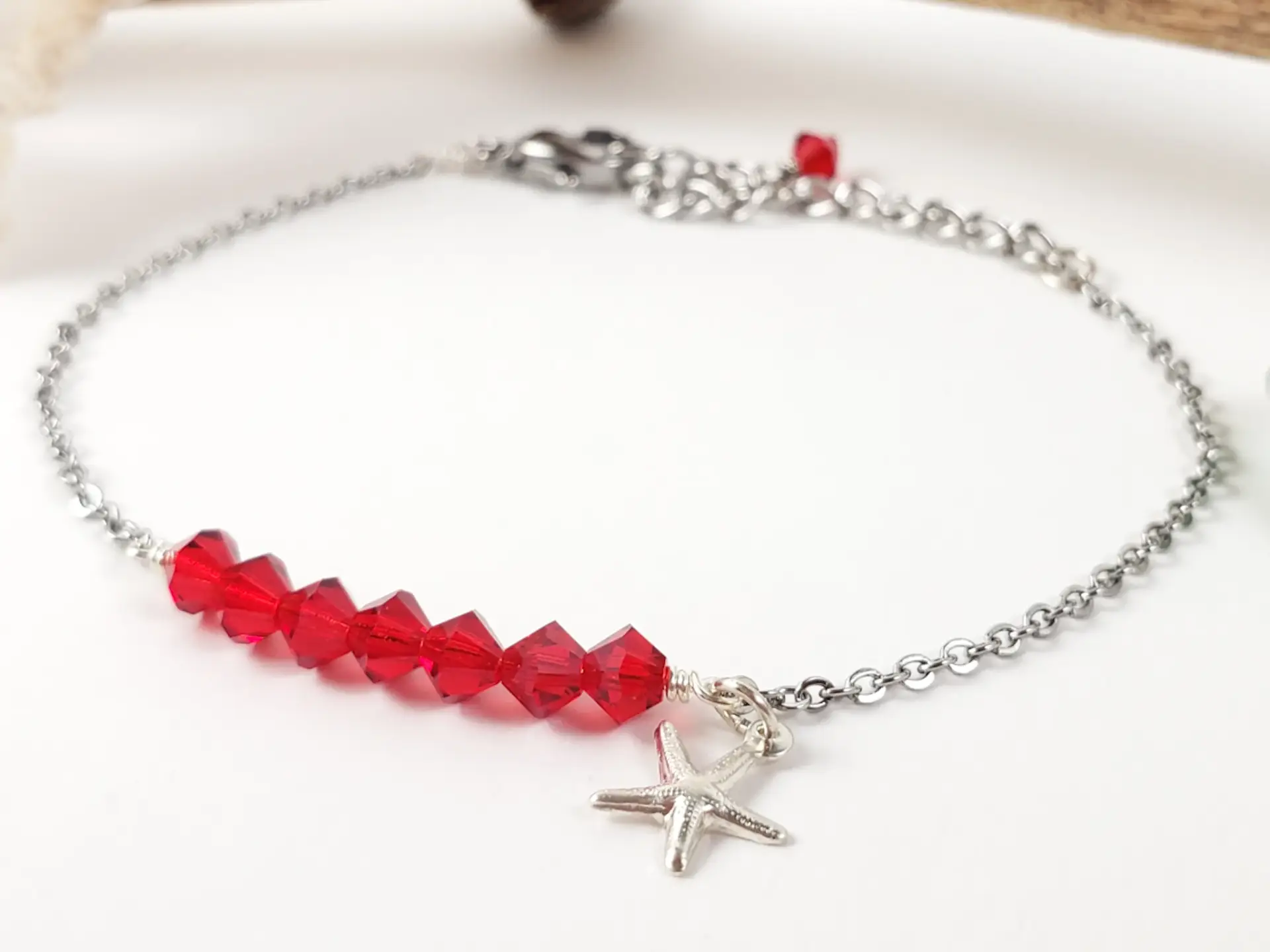 Birthstone starfish bracelet - Image 16