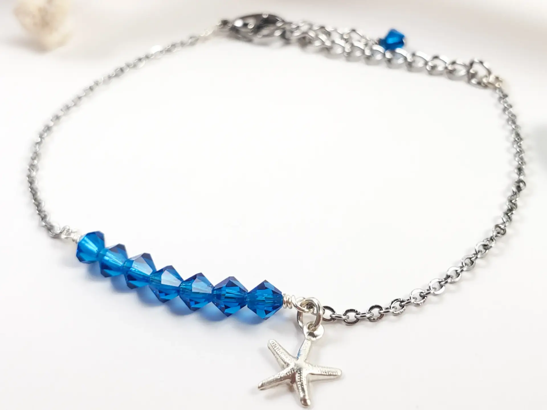 Birthstone starfish bracelet - Image 12