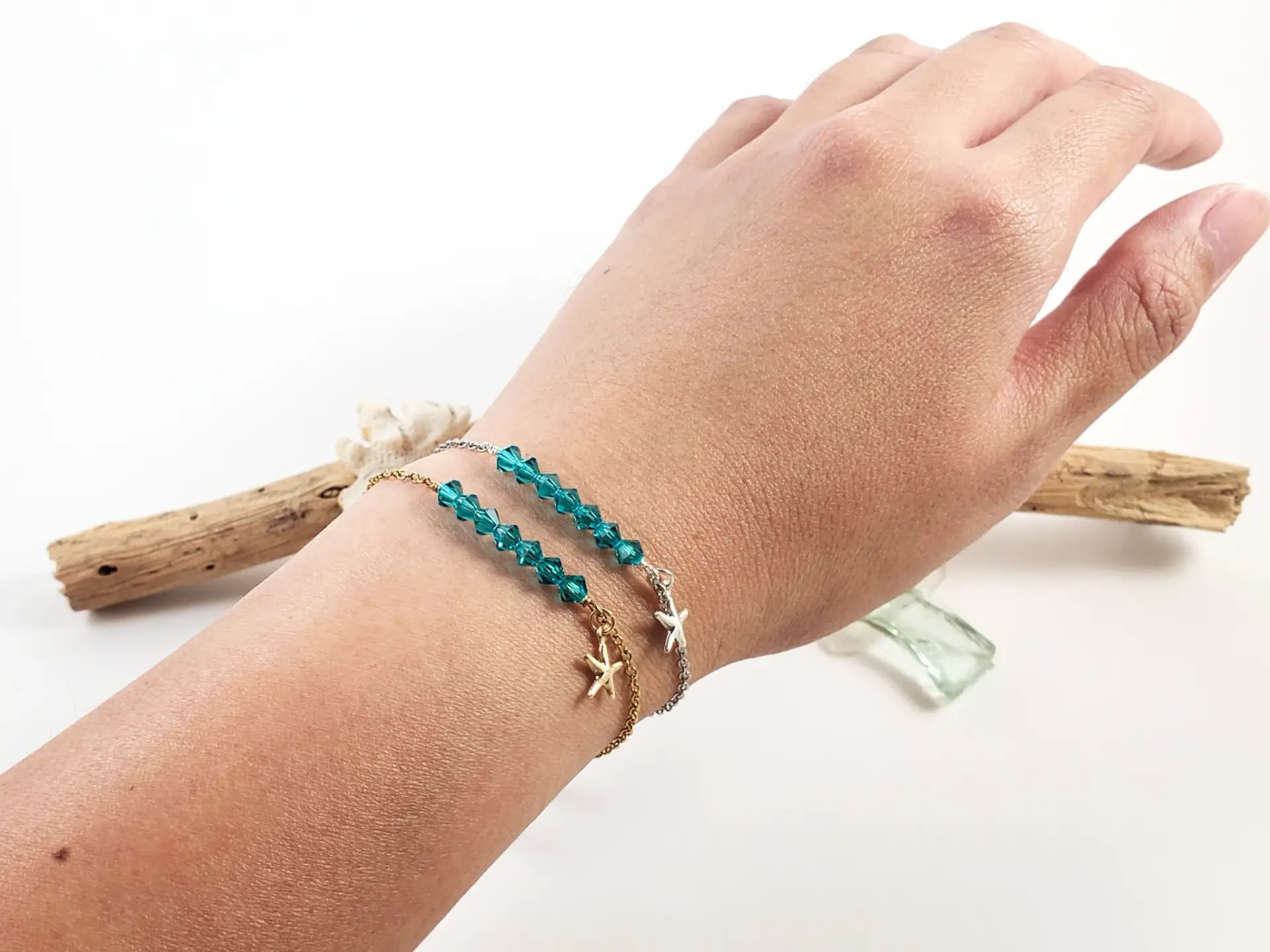 Birthstone starfish bracelet - Image 4