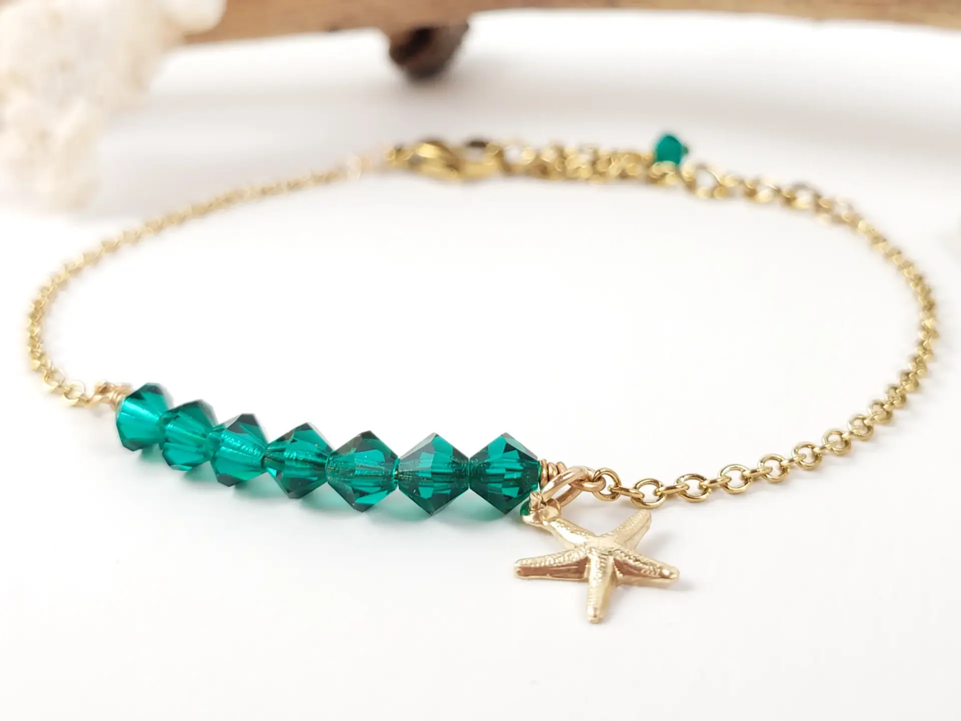 Birthstone starfish bracelet - Image 19