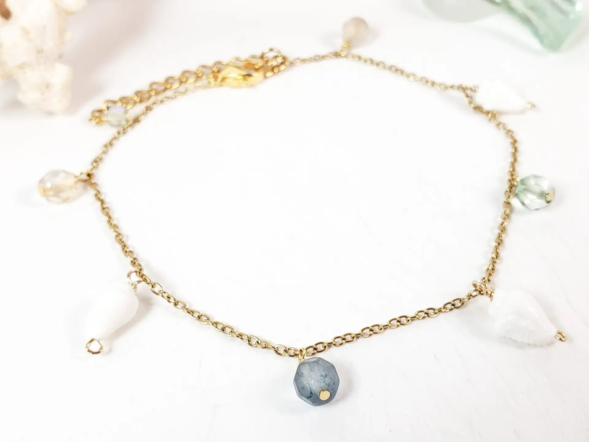 Sandy Beach Collection-earrings, necklace, bracelet, and anklet - Image 11