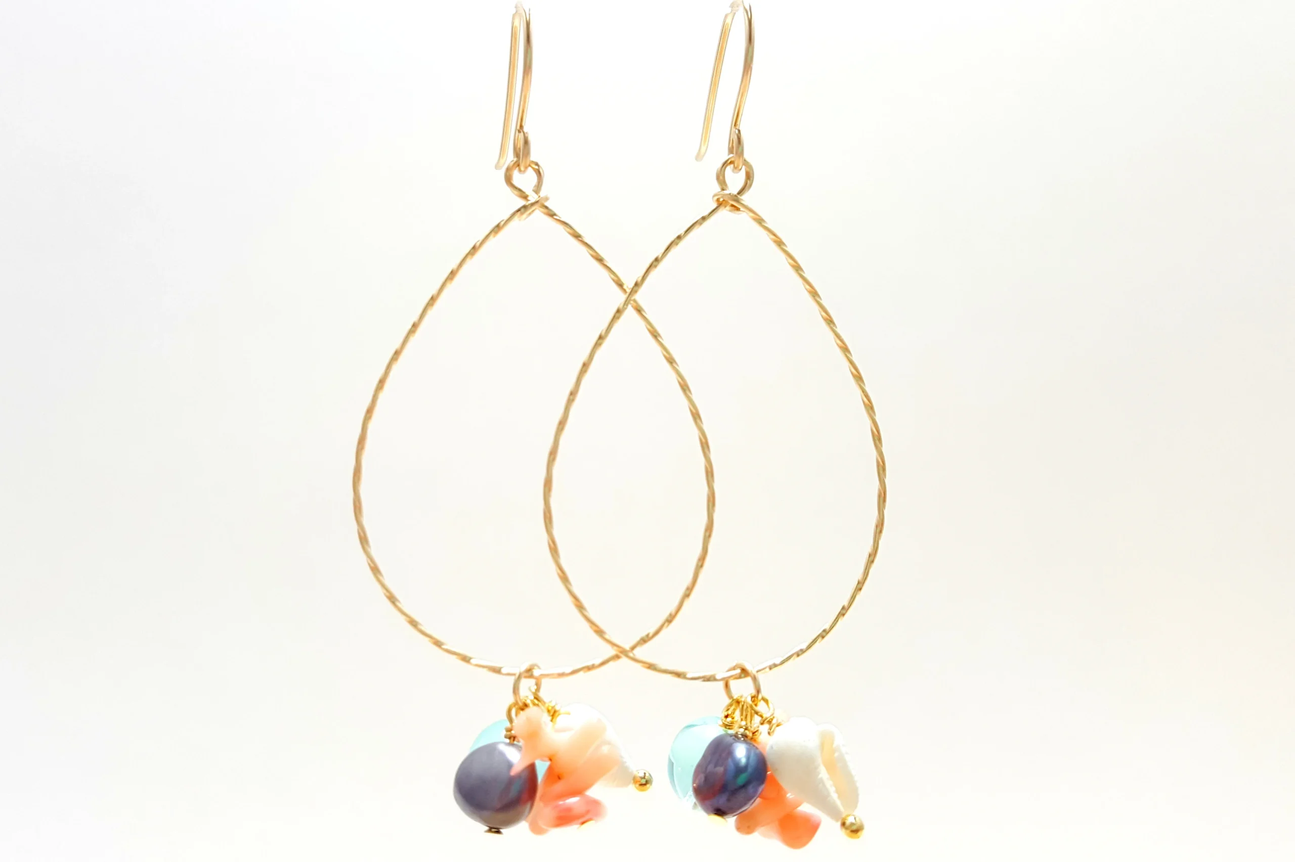 Skinny Pig Signature Collection Twisted Teardrop Earrings - Image 9
