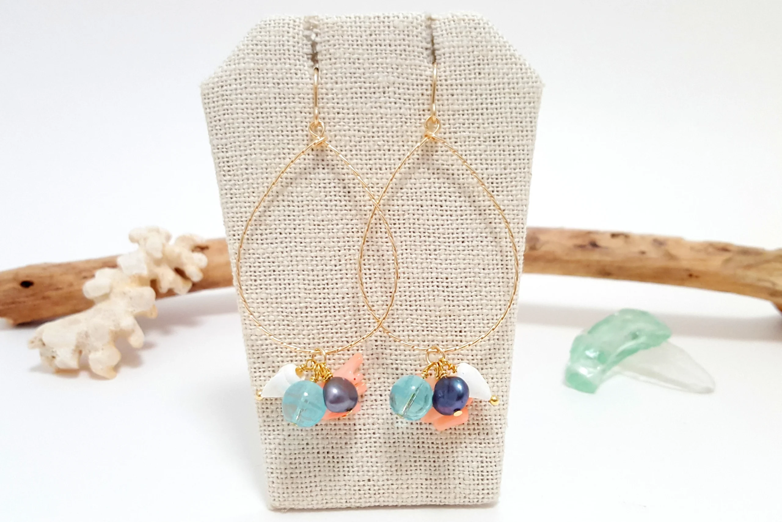 Skinny Pig Signature Collection Twisted Teardrop Earrings - Image 8