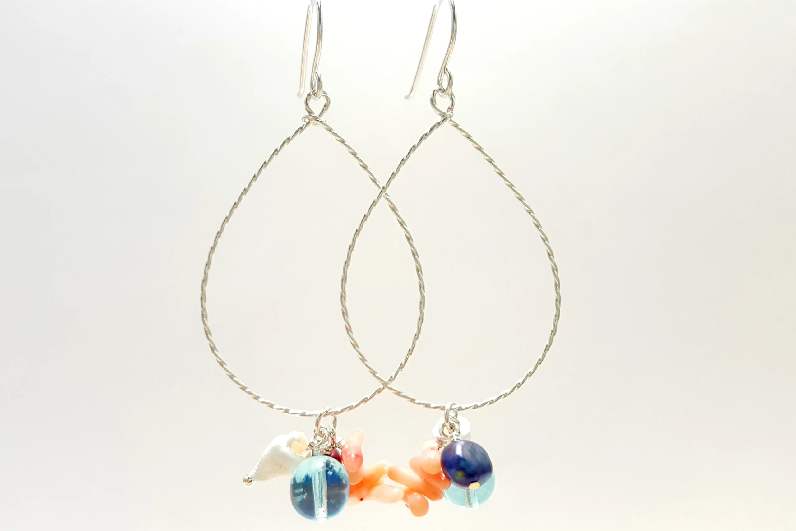 Skinny Pig Signature Collection Twisted Teardrop Earrings - Image 5