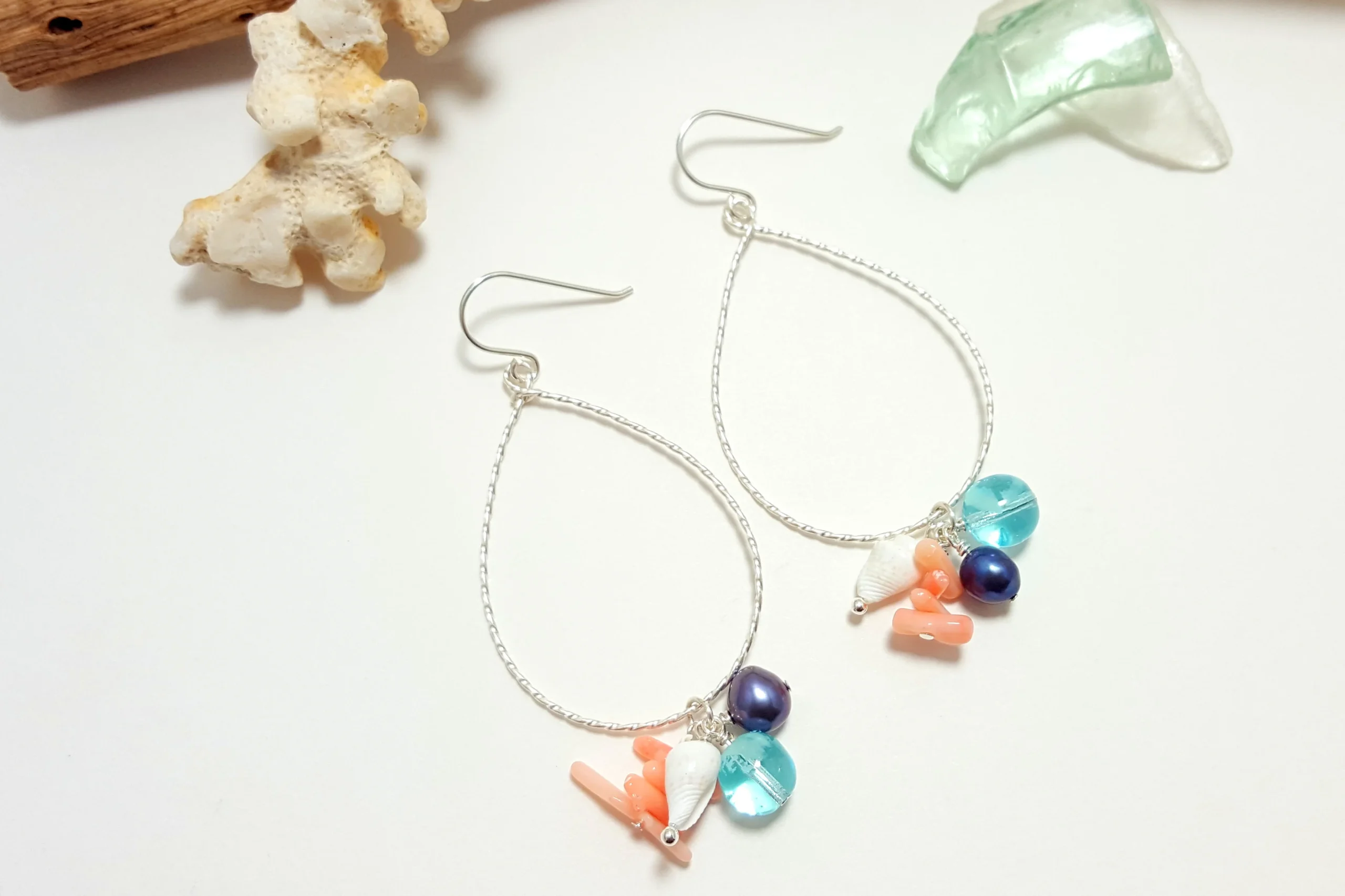 Skinny Pig Signature Collection Twisted Teardrop Earrings - Image 3