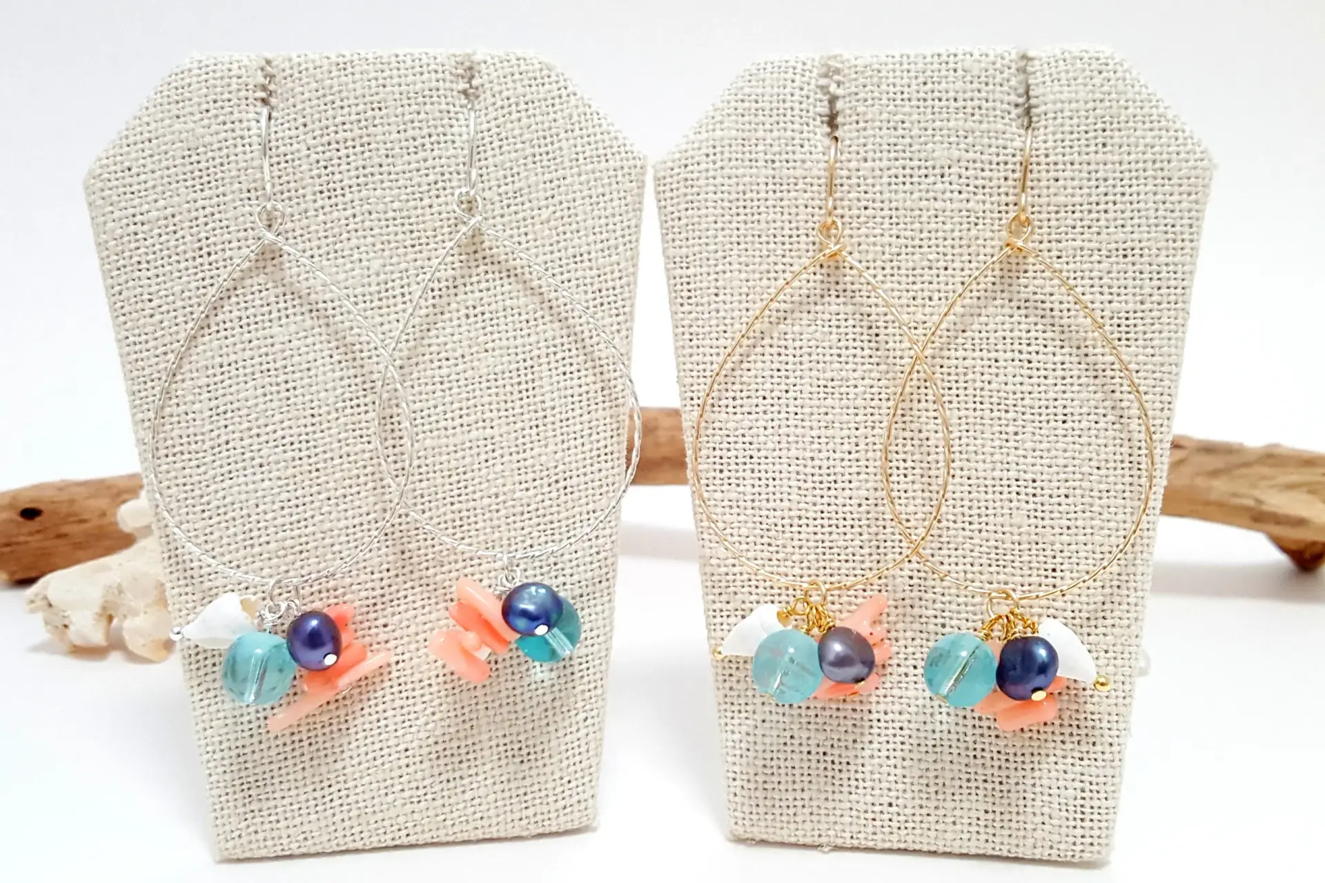 Skinny Pig Signature Collection Twisted Teardrop Earrings
