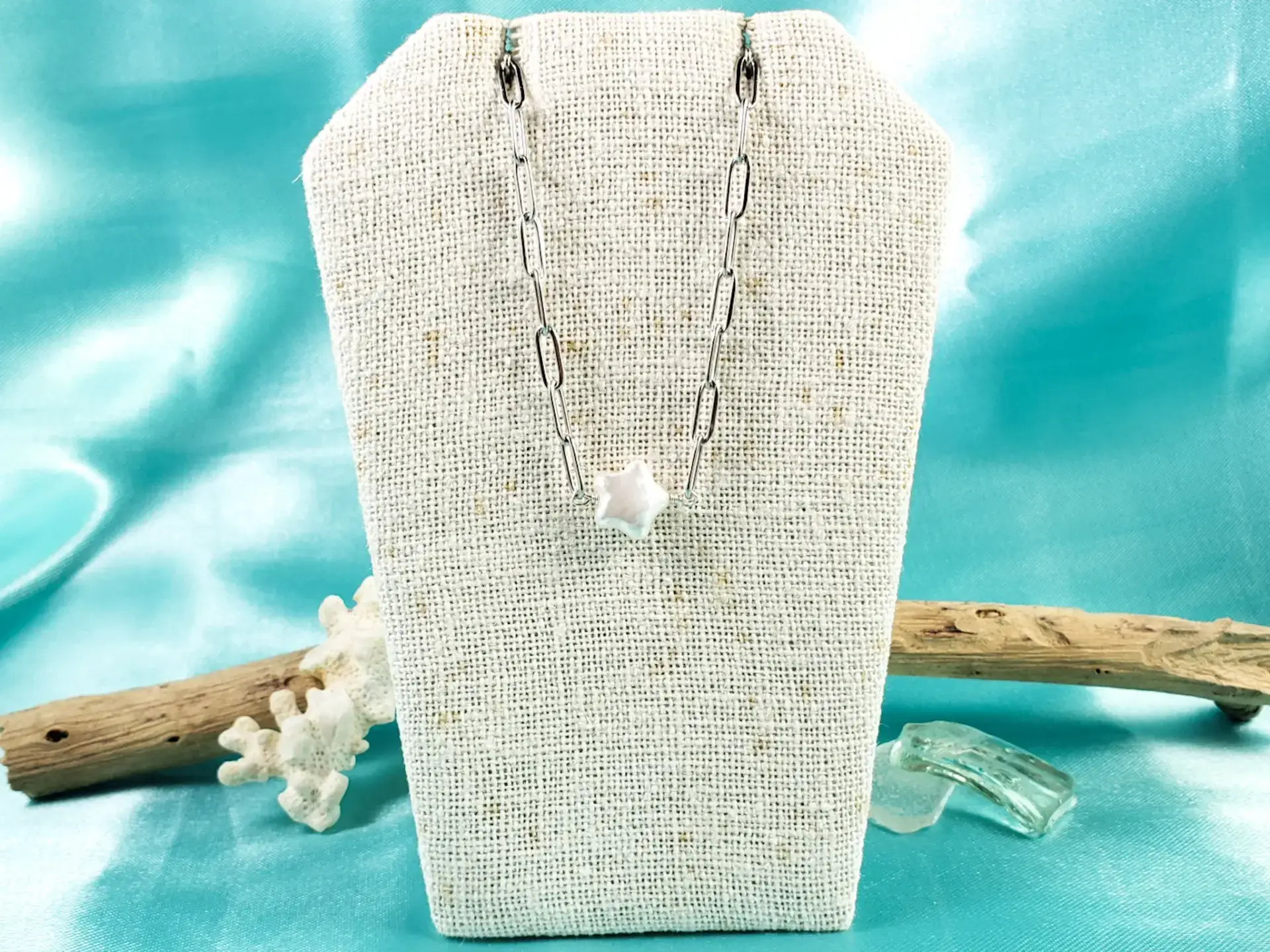 Genuine freshwater pearl star earrings, necklaces, and bracelets - Image 11