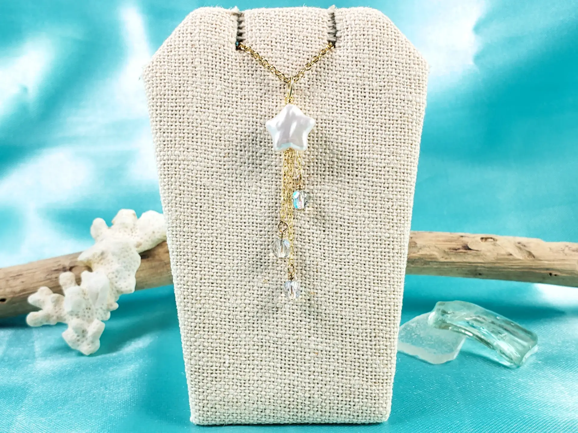Genuine freshwater pearl star earrings, necklaces, and bracelets - Image 12