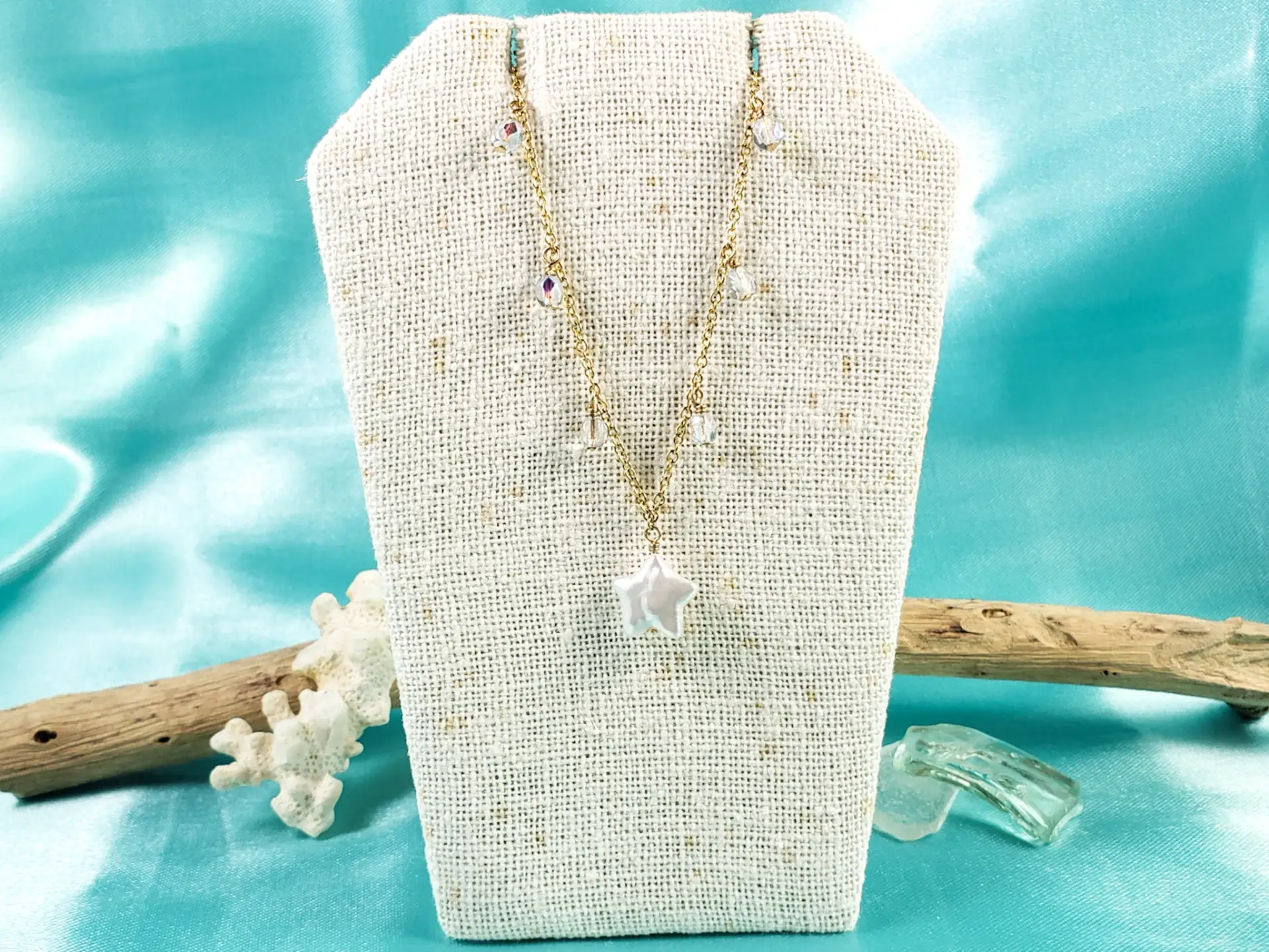 Genuine freshwater pearl star earrings, necklaces, and bracelets - Image 14