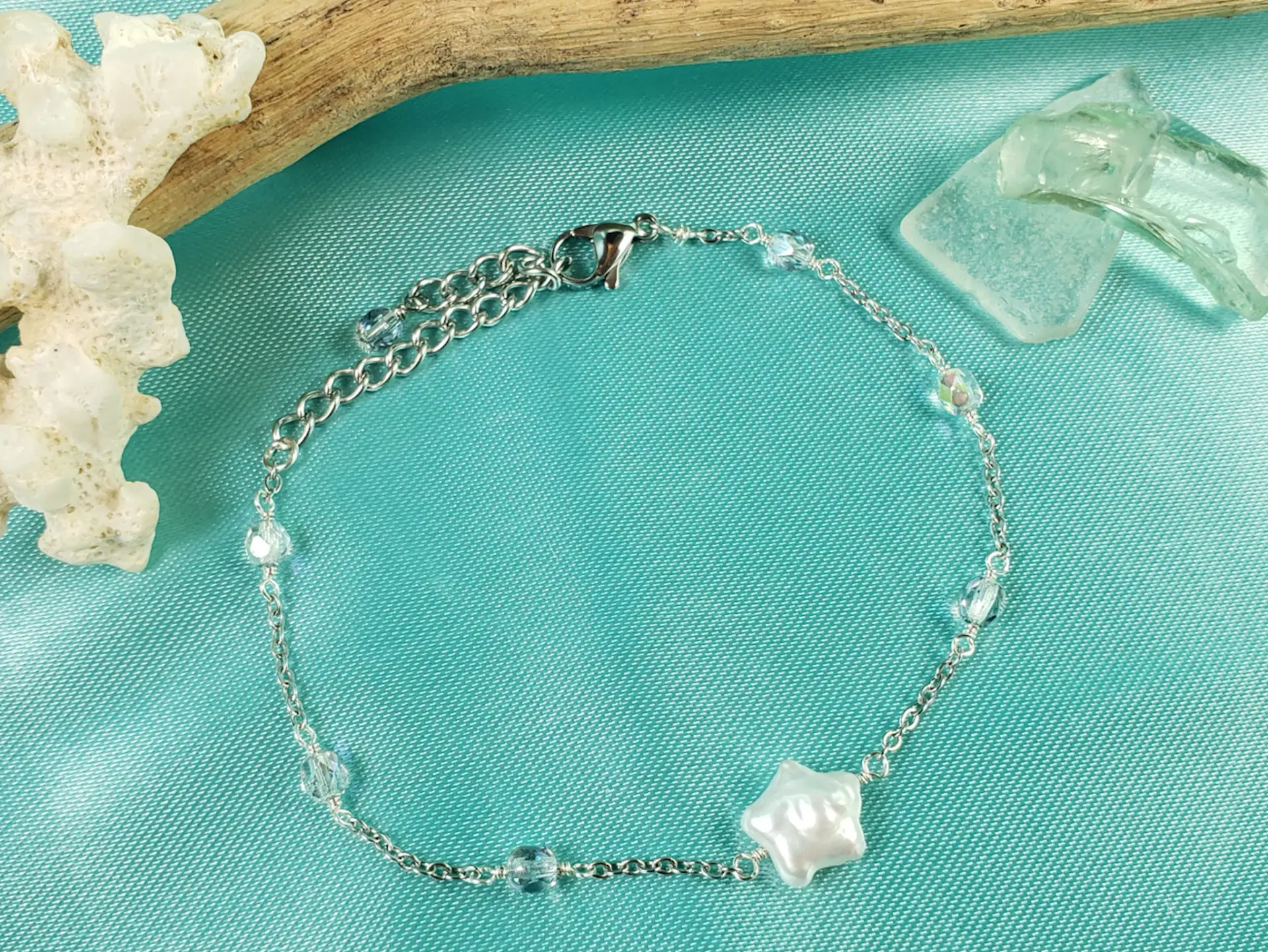 Genuine freshwater pearl star earrings, necklaces, and bracelets - Image 19