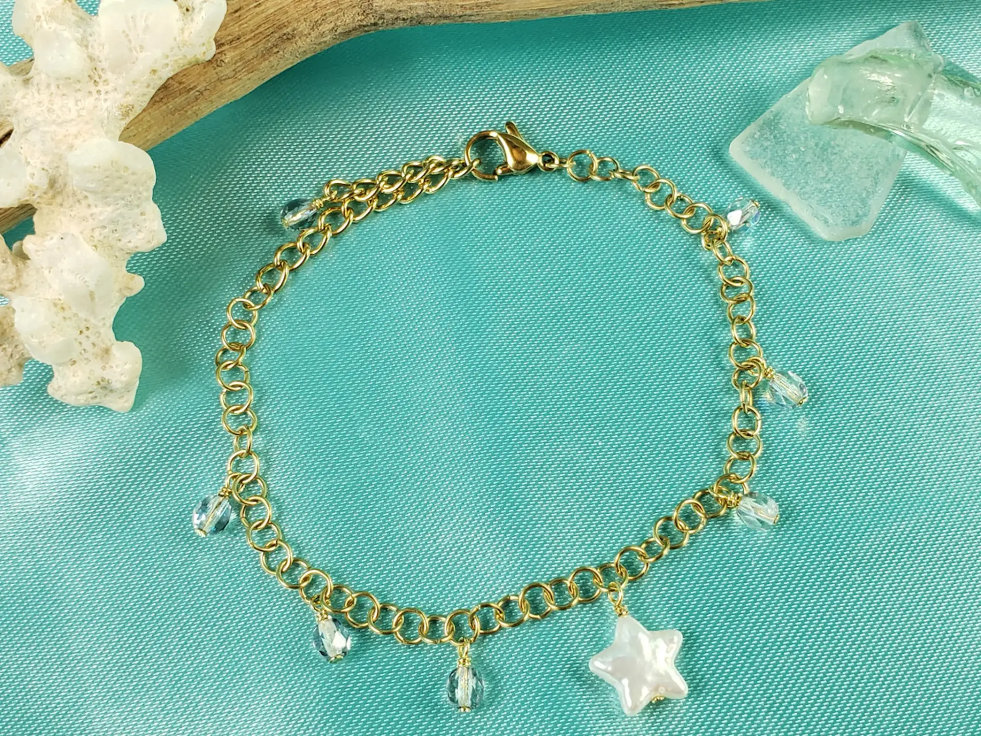 Genuine freshwater pearl star earrings, necklaces, and bracelets - Image 20