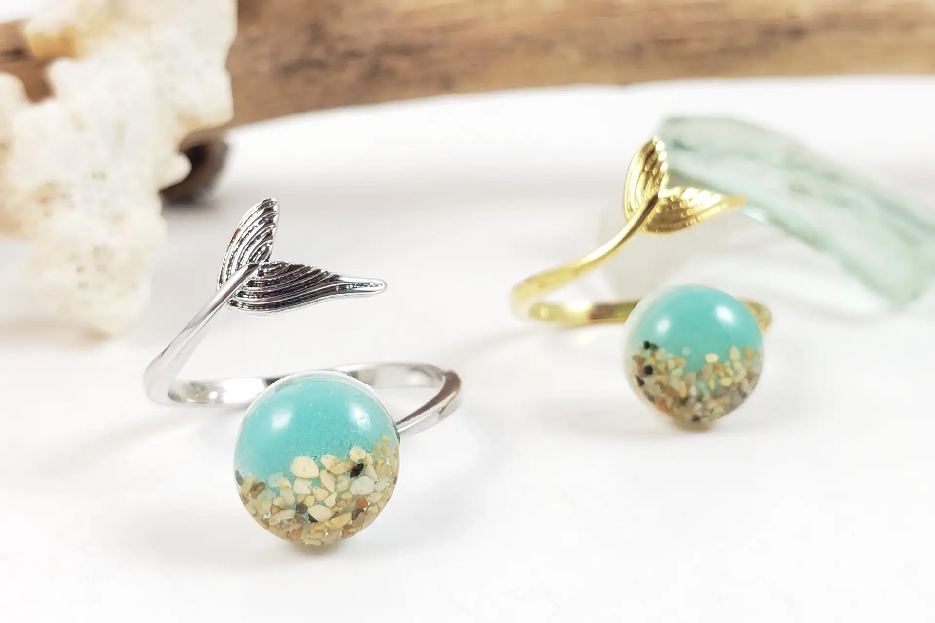 Mermaid tail sand water rings - Image 3