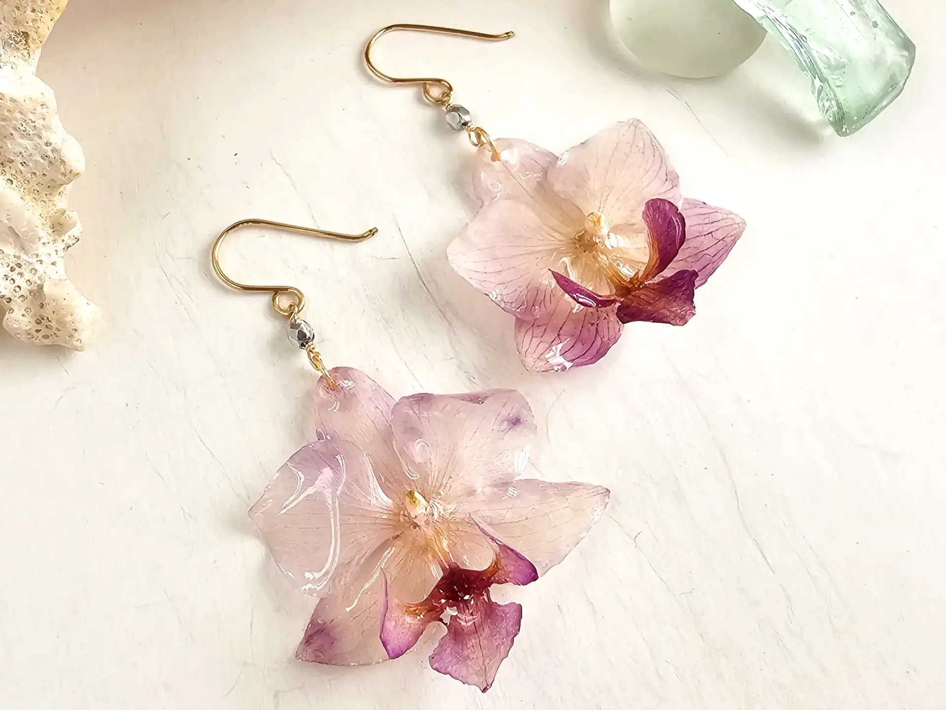 Orchid earrings-Bloom - Image 2
