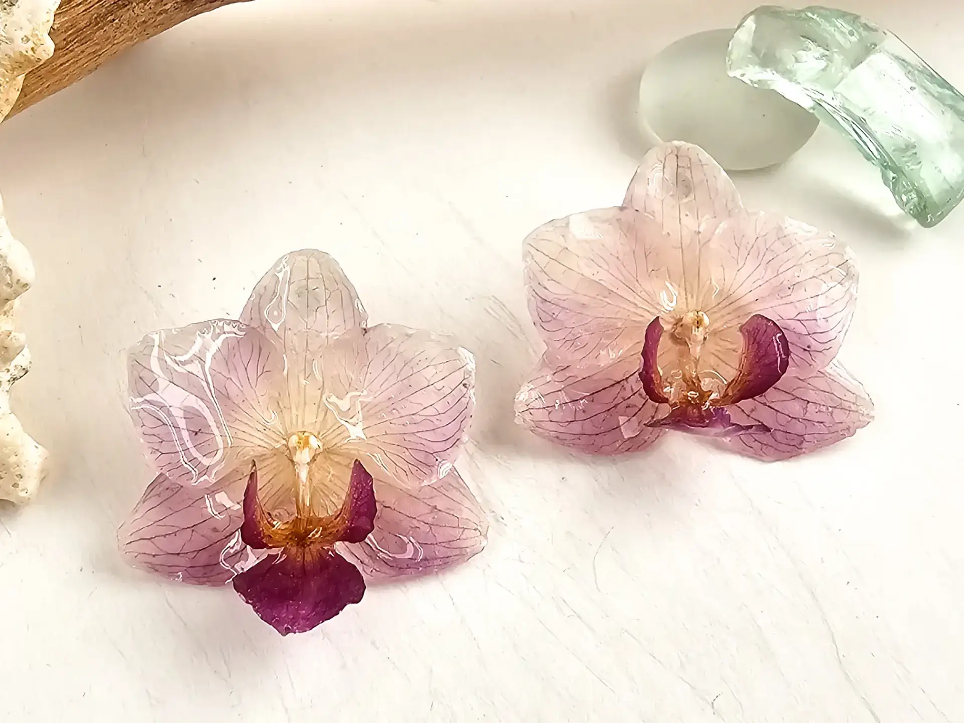 Orchid earrings-Cora - Image 2