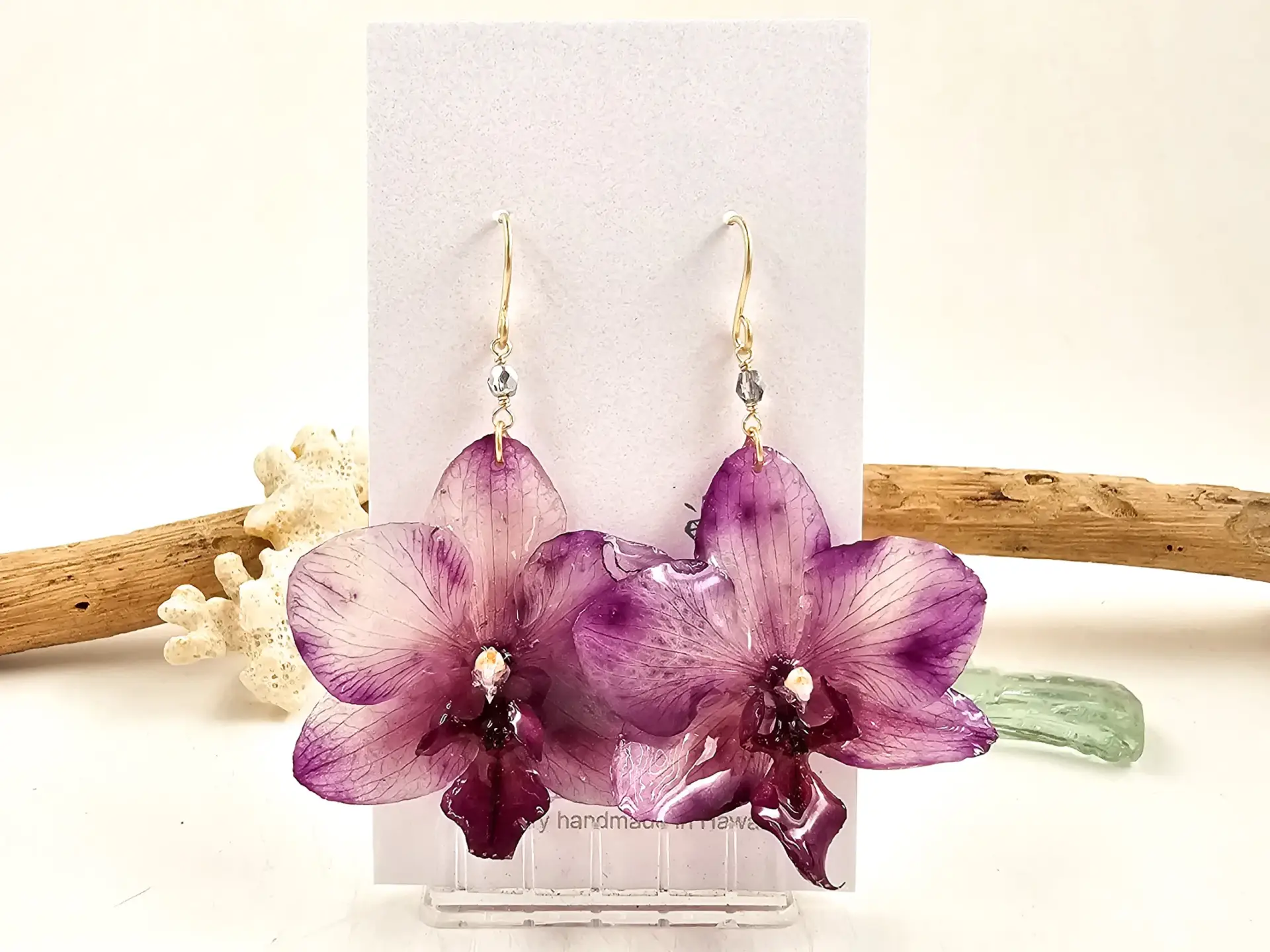 Orchid earrings-Iris