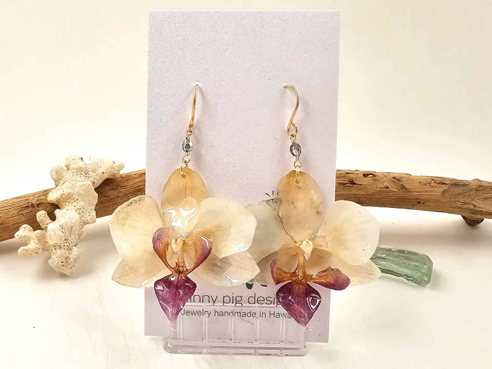 Orchid earrings-Willow