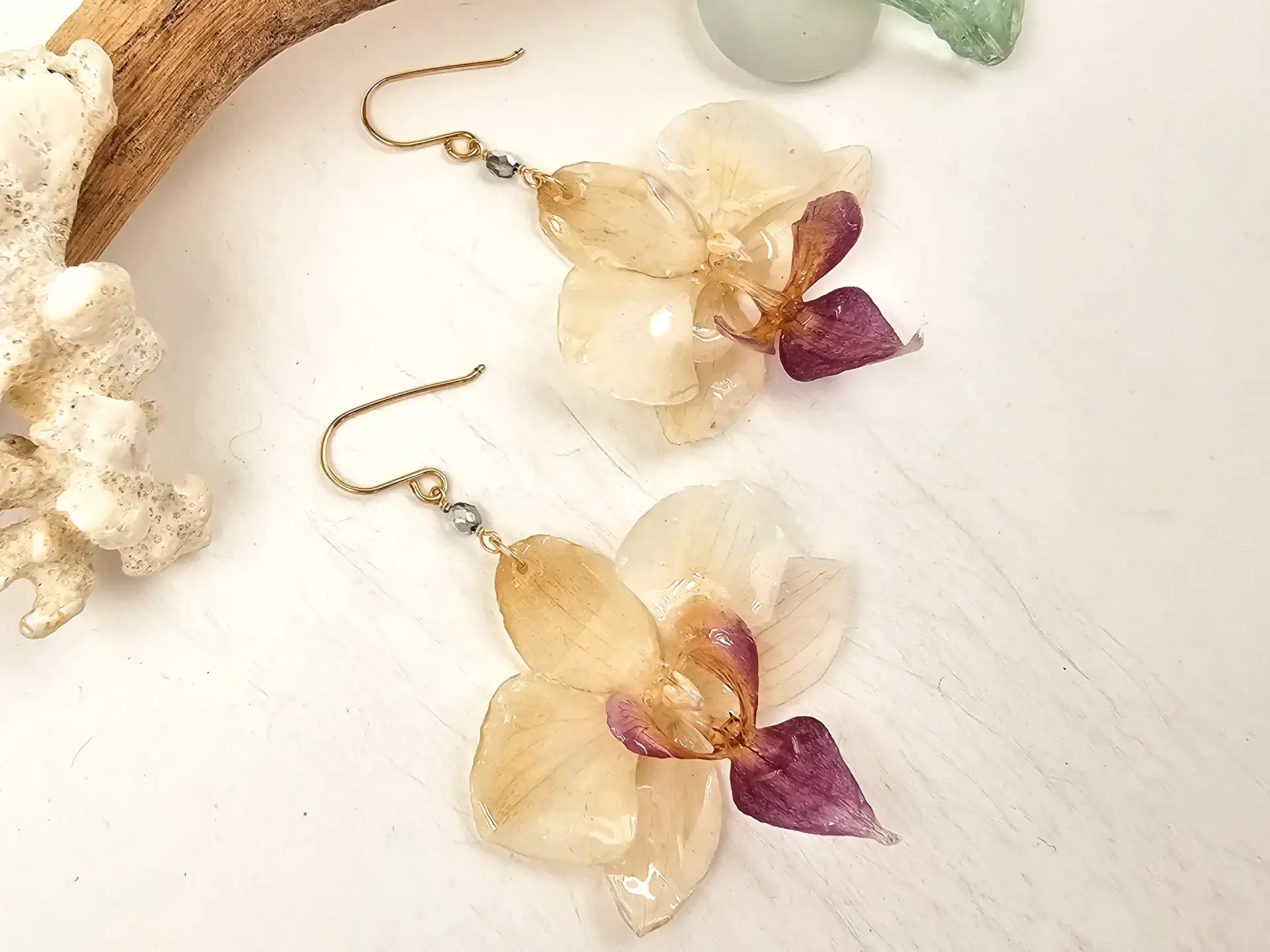 Orchid earrings-Willow - Image 4