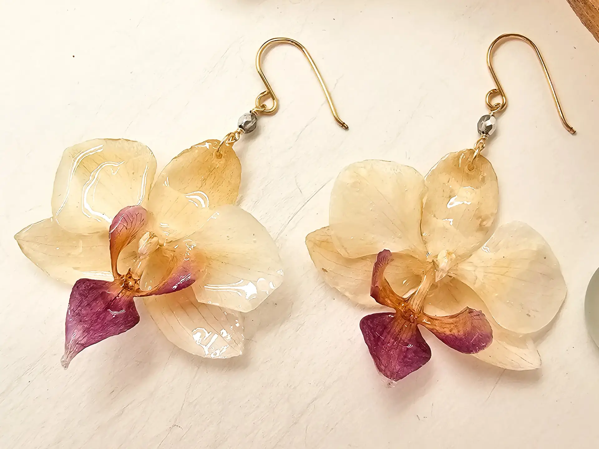 Orchid earrings-Willow - Image 3