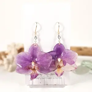 Orchid earrings-Nova