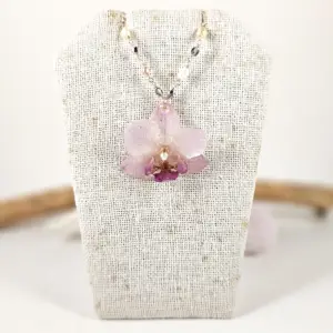 Orchid necklace-Skylar