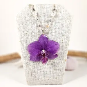 Orchid necklace-Daphne