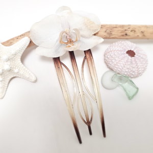 Orchid hairpick-Pearl