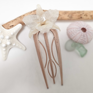 Orchid hairpick-Dove