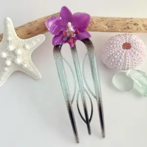 Orchid hairpick-Noelani