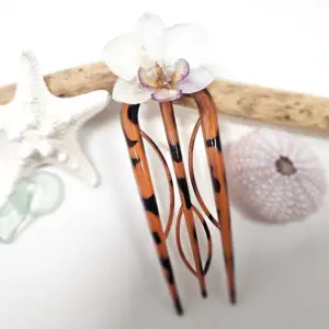 Orchid hairpick-Fiona