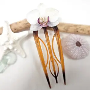 Orchid hairpick-Camellia