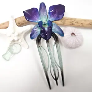 Orchid hairpick-Isadora