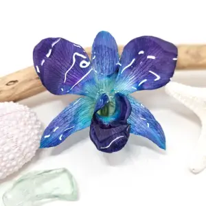 Orchid hairclip-Leontine