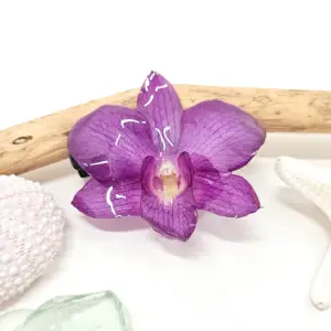 Orchid hairclip-Vivienne