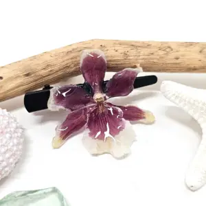 Orchid hairclip-Thessaly
