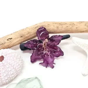 Orchid hairclip-Fiamma