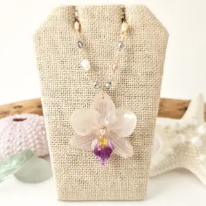 Orchid necklace-Maren