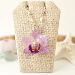 Orchid necklace-Zephyrine