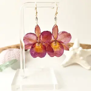 Orchid earrings-Seraphine