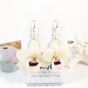 Orchid earrings-Thessaly