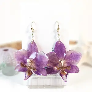 Orchid earrings-Jessamine