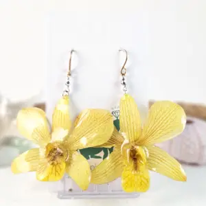 Orchid earrings-Aurelia