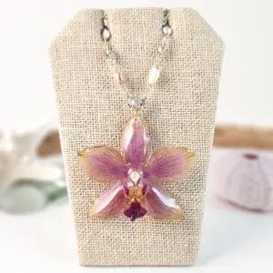 Orchid necklace-Fabiola