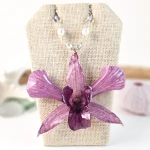 Orchid necklace-Mirabelle