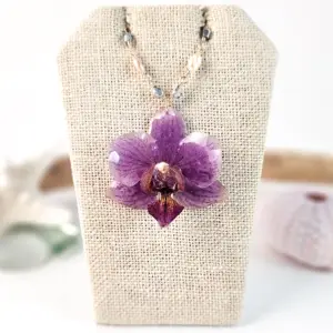 Orchid necklace-Violante