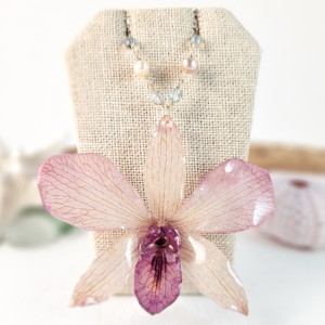 Orchid necklace-Calanthe