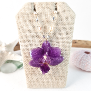 Orchid necklace-Amaranta